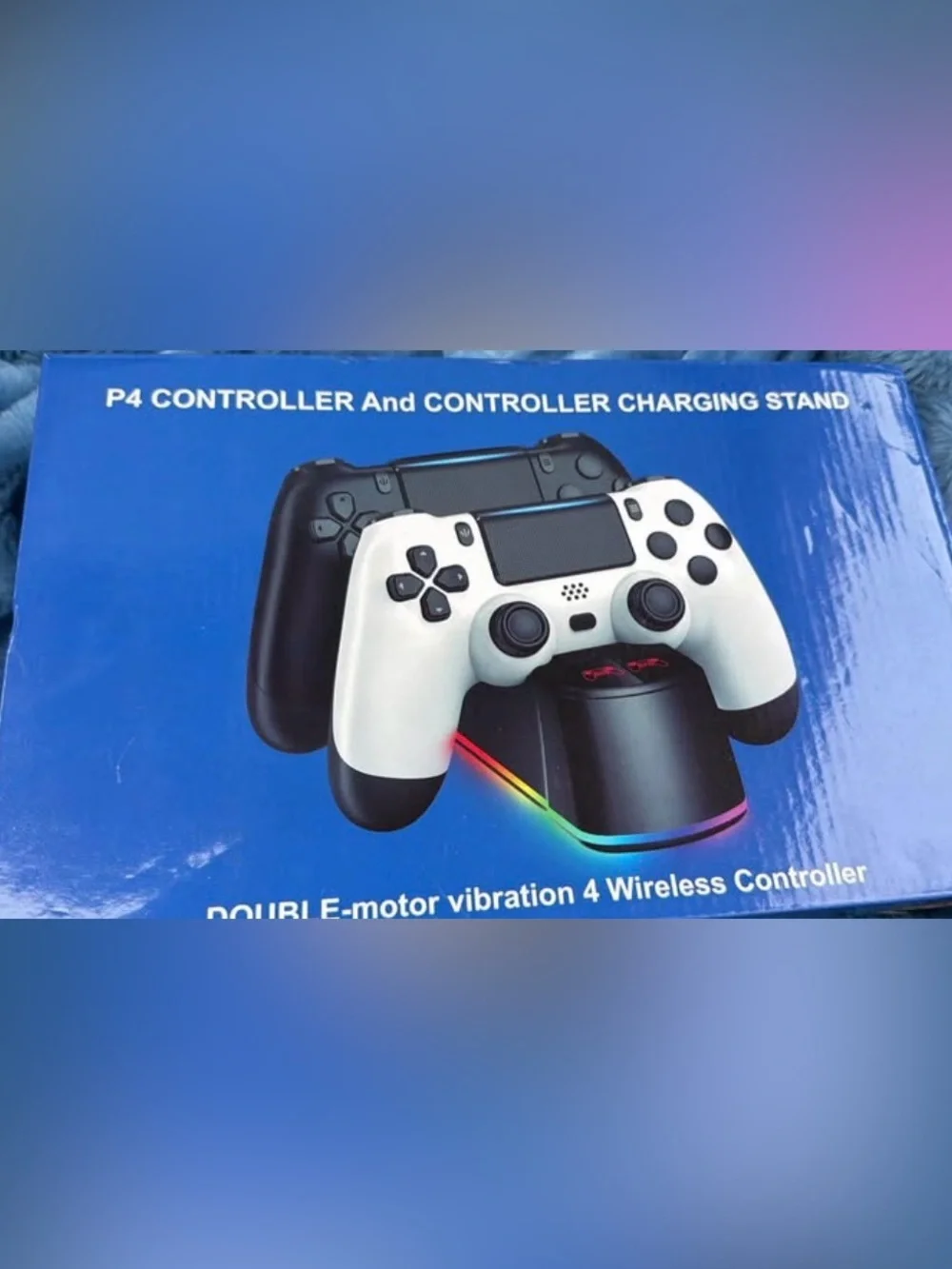 P4 Wireless Controller and Charging Stand Set